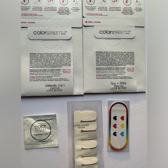 Color Street Nail Polish Strips Petite Lot Of 3 New See Description Sparkly - Picture 5 of 5